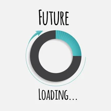 Future loading concept. Vector Illustration Stock Illustration