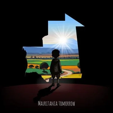 Future of Mauritania Stock Illustration