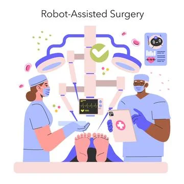 Future Medicine. Flat Vector Illustration Stock Illustration