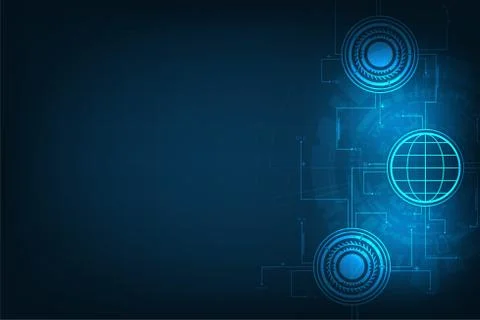 The future of modern digital. Stock-Illustration