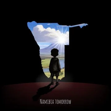 Future of Namibia Stock Illustration
