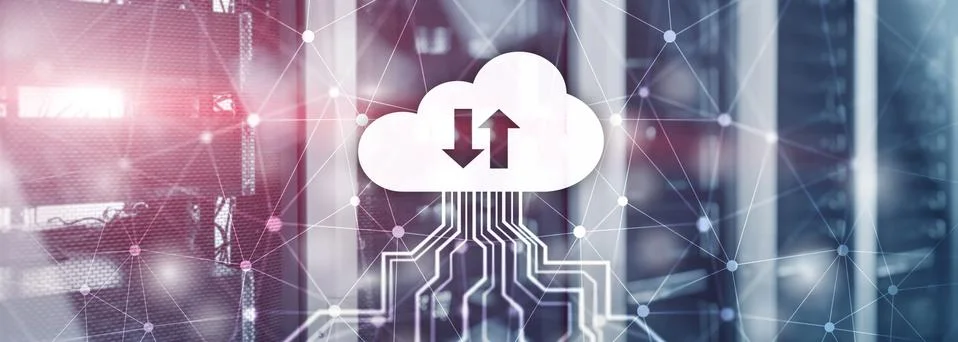 Future Network Cloud Services Business concept. Cloud for your organization Stock Illustration