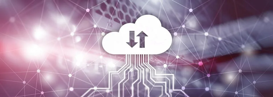 Future Network Cloud Services Business concept. Cloud for your organization. Stock Photos