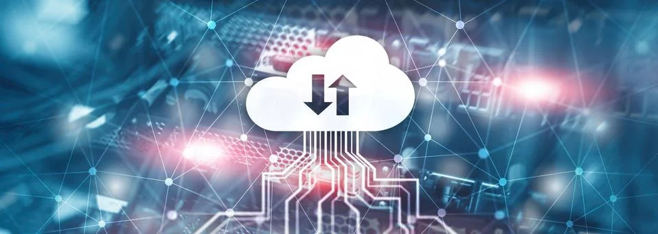 Future Network Cloud Services Business concept. Cloud for your organization. Stock Photos