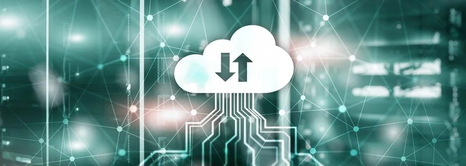 Future Network Cloud Services Business concept. Cloud for your organization. Stock Photos