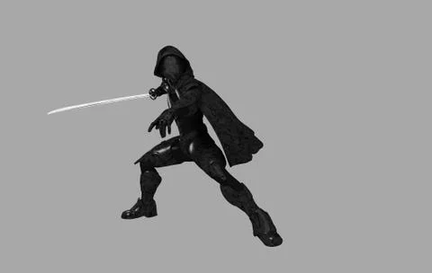 Future ninja Stock-Illustration