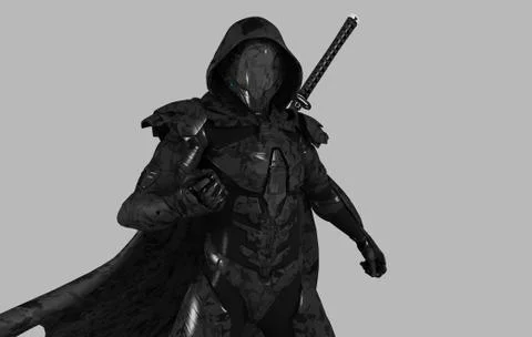 Future ninja Stock-Illustration