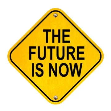 The Future Is Now (Isolated) Stock Illustration