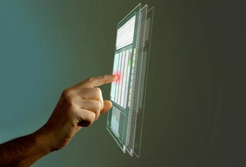 Future pda screen Stock Photos