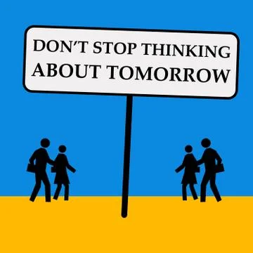 Future plans Stock Illustration