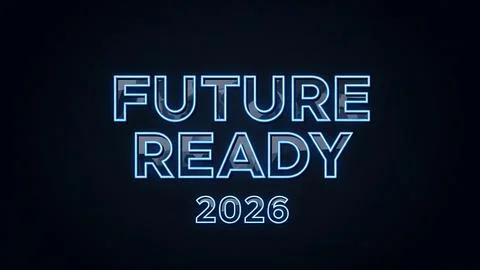 Future ready 2026 Stock Illustration