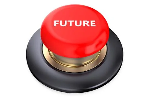 Future Red Button Illustrazione stock