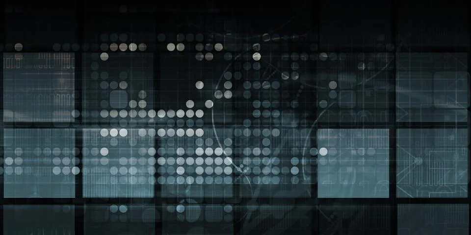 Future Retail Technology Illustrazione stock