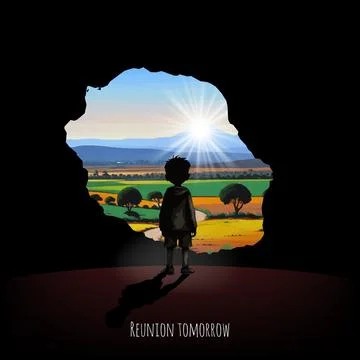 Future of Réunion Stock Illustration
