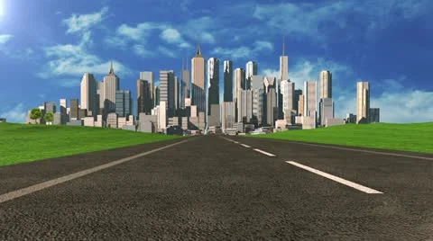 Future road Stock Footage 10919763