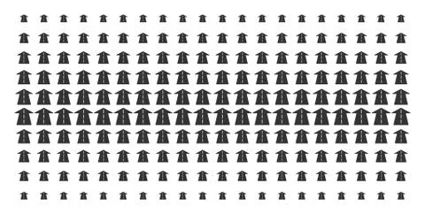 Future Road Shape Halftone Grid Stock Illustration