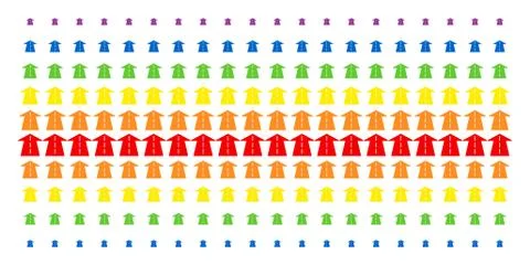 Future Road Shape Halftone Spectrum Grid Stock Illustration