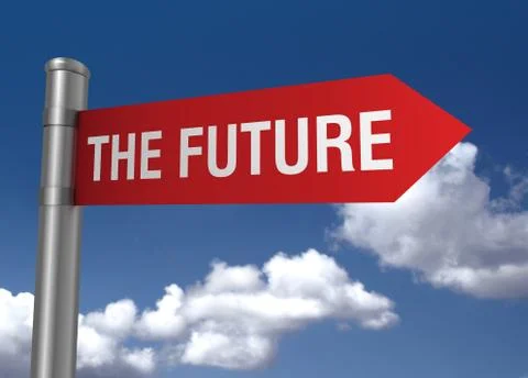 Future road sign イラスト素材