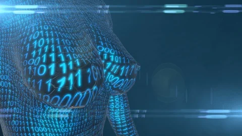 Future robot cyborg of AI Artificial intelligence technology Stock Footage 97200382