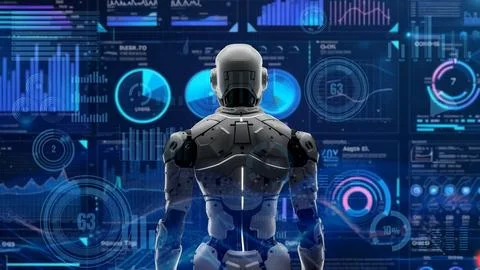 Future robot engineering LLM artificial intelligence AI solutions with LISP イラスト素材