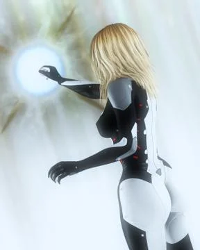 Future scientific discovery Stock Illustration