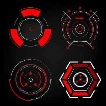 Future sight action mode interface UI future イラスト素材