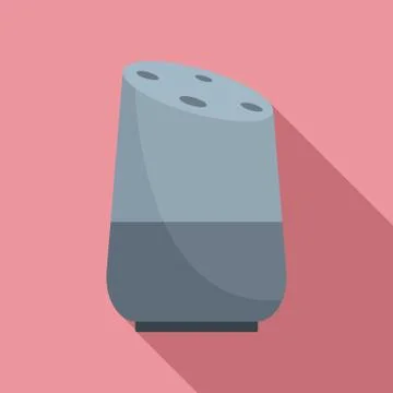 Future smart speaker icon, flat style イラスト素材