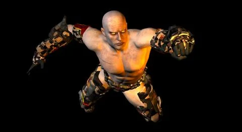 Future soldier Illustrazione stock