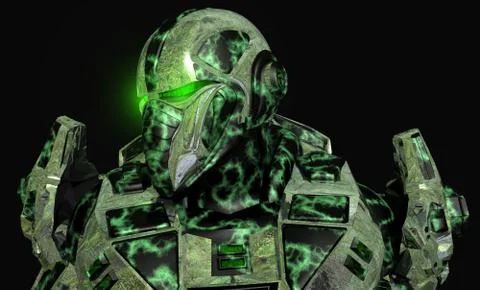 Future soldier Illustrazione stock