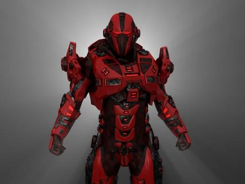 Future soldier Stock Illustration