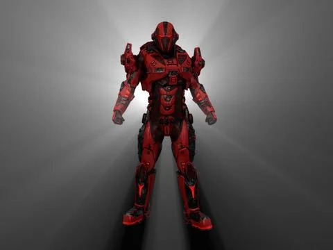 Future soldier Stock Illustration