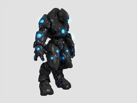 Future soldier Illustrazione stock