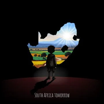 Future of South Africa Stock Illustration