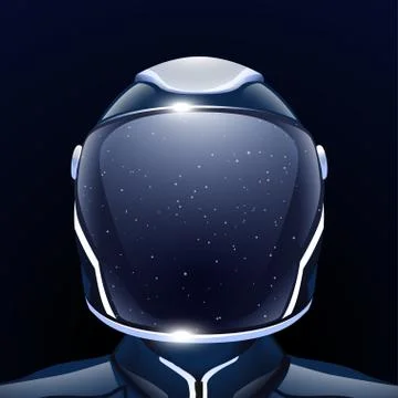 Future space man Stock Illustration