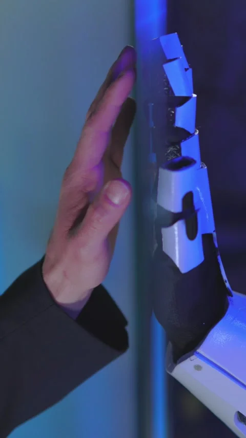 In a future, a story explores humanitys bond with technology Stock Footage 316523725