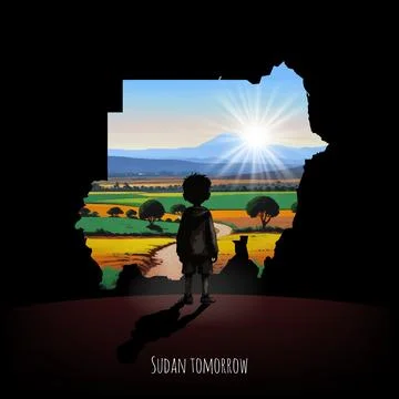 Future of Sudan Stock Illustration