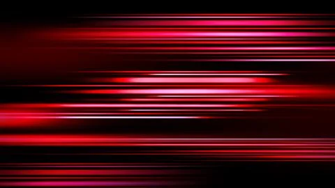 Future tech. Glowing blurred light red stripes in motion over on background.  Stock Illustration