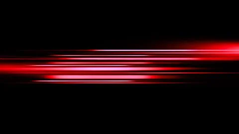 Future tech. Glowing blurred light red stripes in motion over on background.  Stock Illustration
