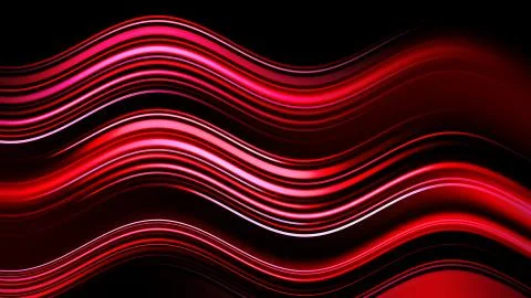 Future tech. Magic bright blur moving fast red wave line. Light effect stripe 스톡 일러스트