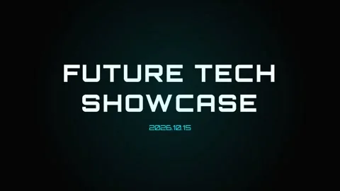 Future Tech Showcase Opener | Cinematic Intro Background for Innovation Video Stock Footage 337501506