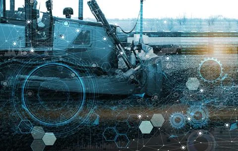 Future technologies for fully automating the paving process using artificial Stock Photos