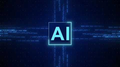 Future Technology Artificial Intelligence On Circuit Board Concept Stock Footage 337985395