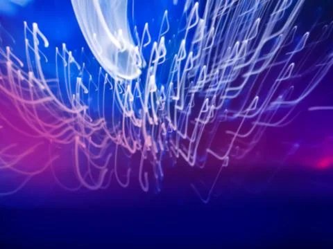 Future technology blur template design. Big data concept defocused texture fo Stock Photos