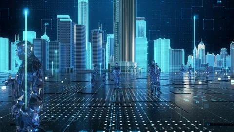 Future Technology City Stock Footage 333487941