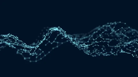 Future technology illustration. Digital dynamic wave. Abstract background. Stockbeeldmateriaal 152883456