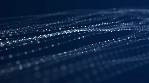 Future technology illustration. Digital dynamic wave. Abstract background. Stockbeeldmateriaal 152883458