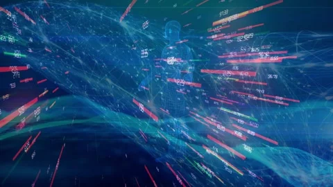 Future technology video footage illustration Stock Footage 247686207