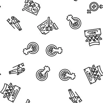 Future techology digita modern vector seamless pattern 스톡 일러스트
