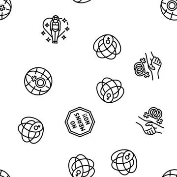 Future techology digita modern vector seamless pattern Stockillustratie