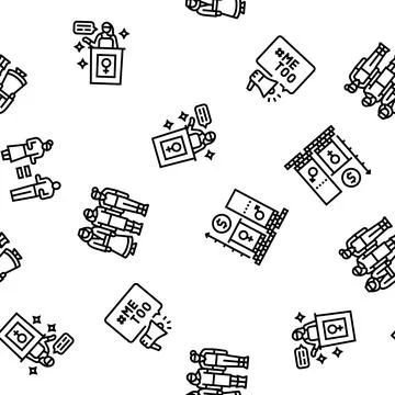 Future techology digita modern vector seamless pattern Stockillustratie